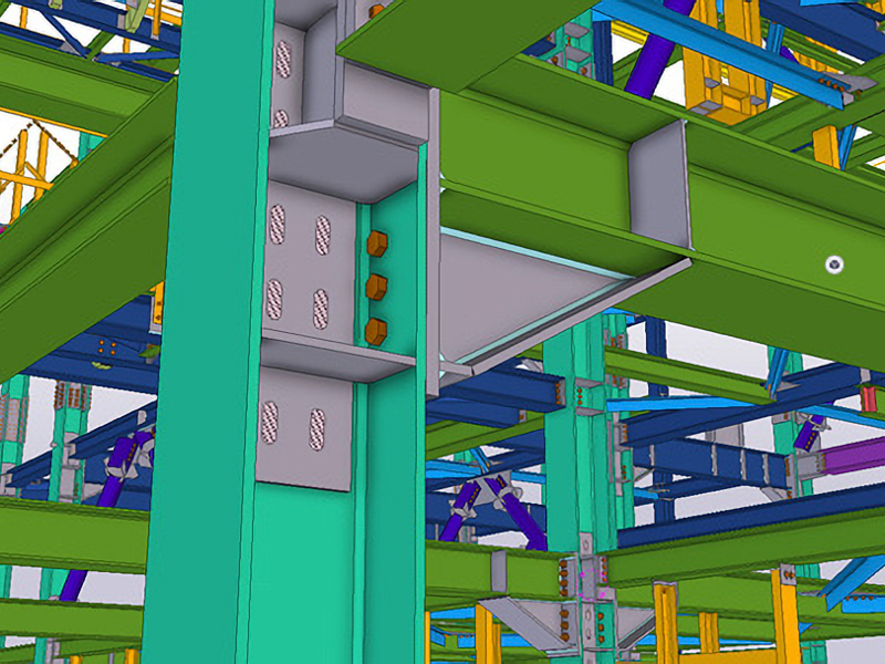 2D local and 3D global finite element structural analysis - 2